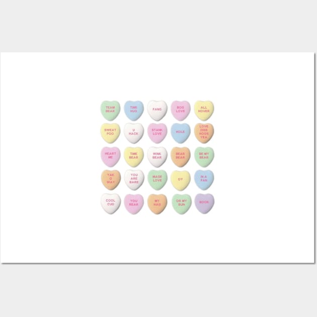 AI Generated Love Hearts Wall Art by casserolestan